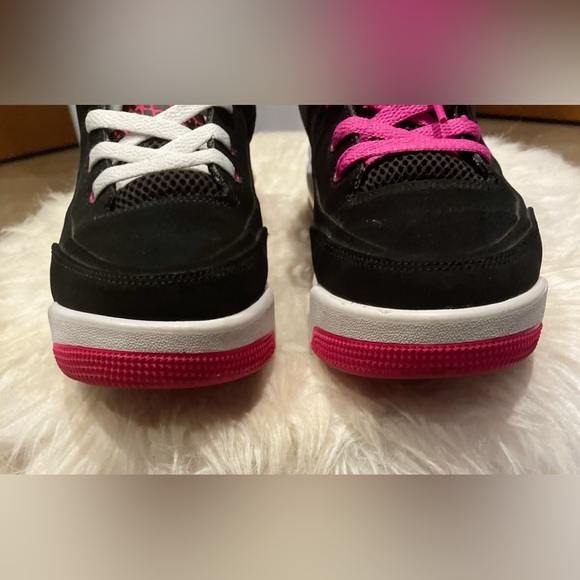 Nike Air Jordan Flight Origin 3 Black Pink Basketball Shoes Sneakers - Picture 5 of 8